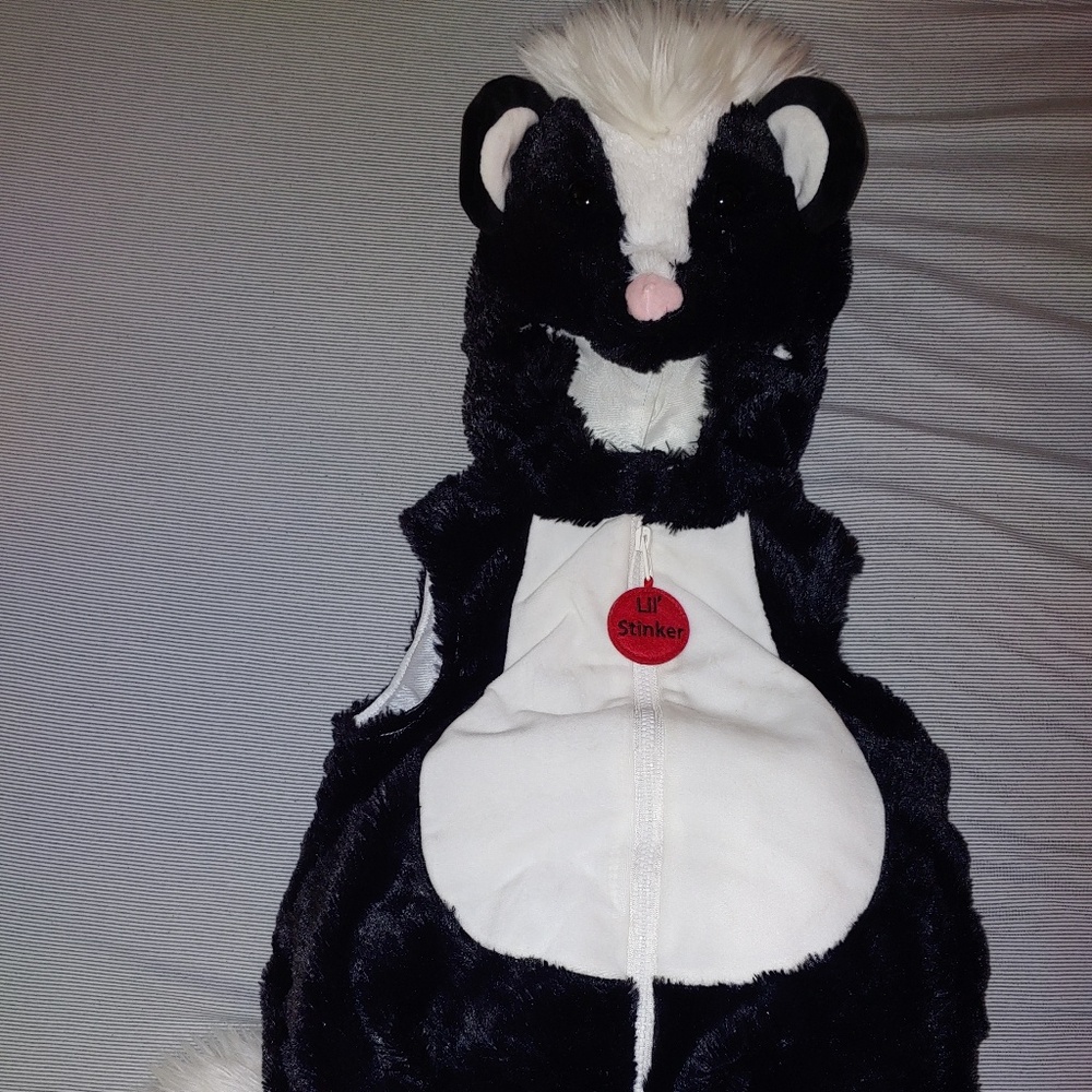 Toddler Skunk halloween costume 18-24mos